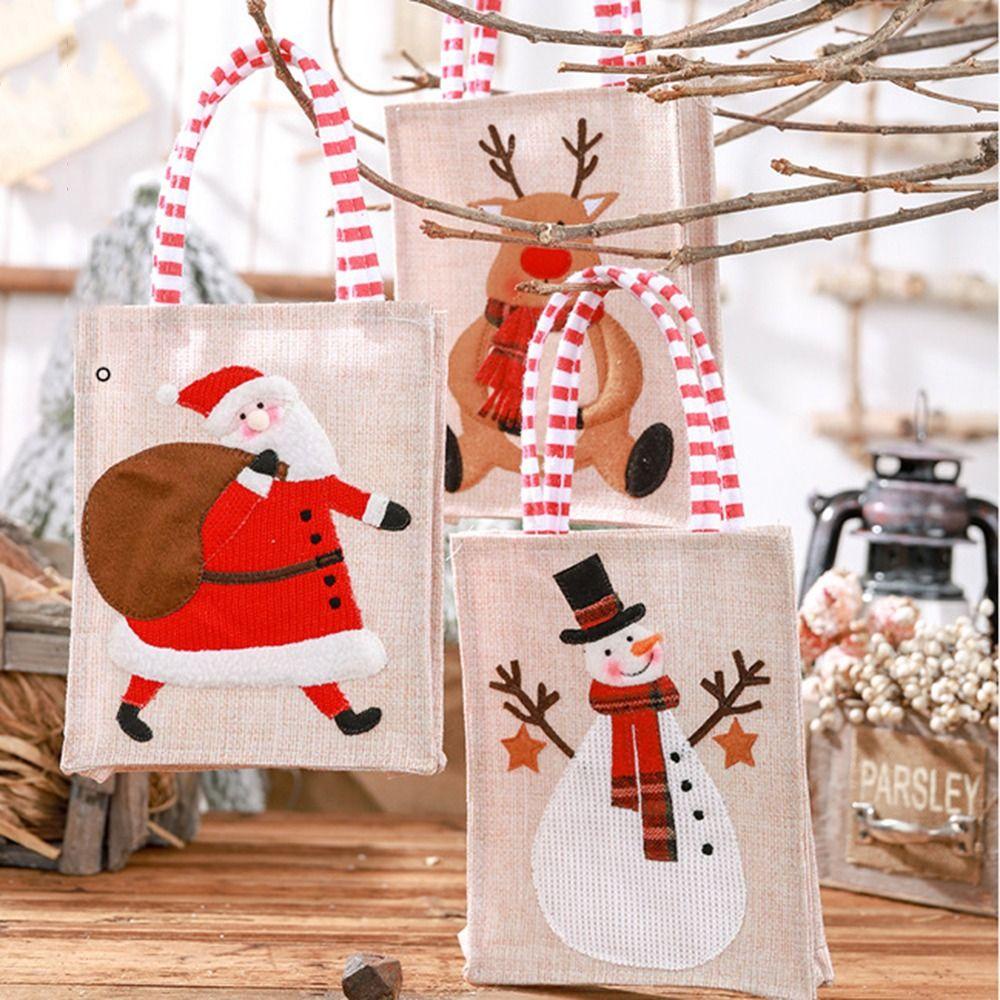 Túi Tote Đựng Kẹo Giáng Sinh Dễ Thương Cho Nữ