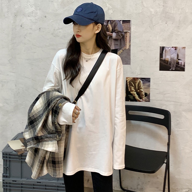 NRVP Áo Thun Nữ Dài Tay Thời Trang Hàn Quốc 2023