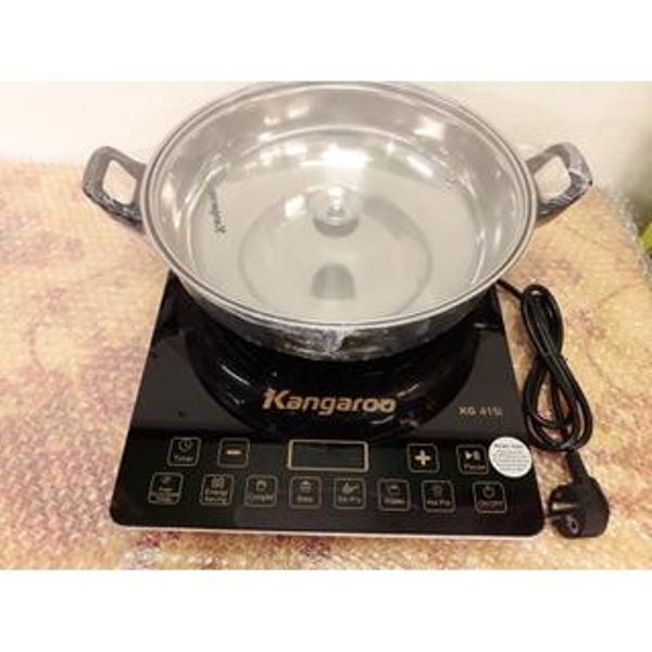 Bếp Điện Từ Đơn Siêu Mỏng Kangaroo KG408I tặng kèm nồi lẩu BH Toàn Quốc 12 tháng