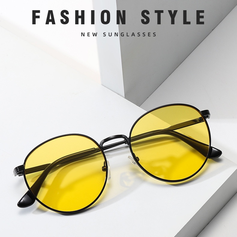 Kính Mát Gọng Kim Loại Nhiều Màu Sắc Dành Cho Cả Nam Và Nữ