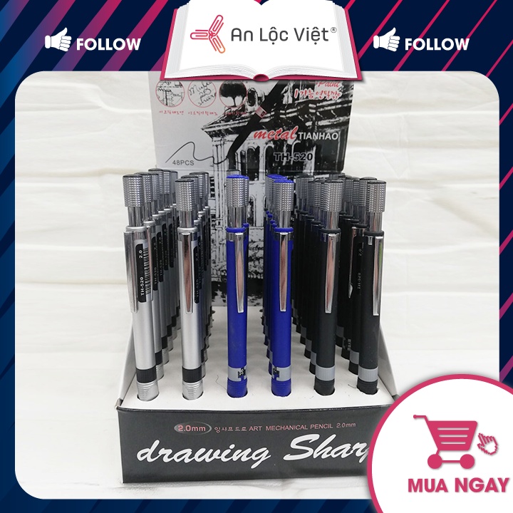 Set 2 cây Bút chì bấm TH520 2.0mm