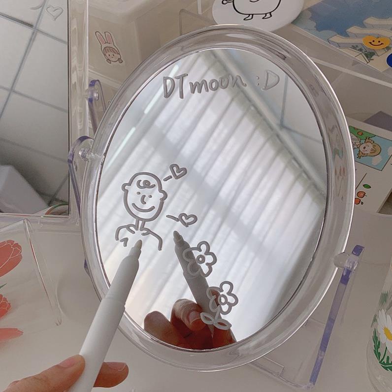 Bút viết gương, bút vẽ gương, mặt kính, mặt phằng mực màu trắng dễ tẩy xóa, thời gian sử dụng lâu dài