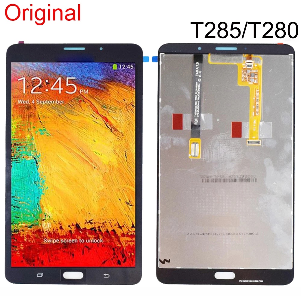 7 "Dành Cho Samsung Galaxy Tab A 7.0 (2016) SM-T280 SM-T285 T280 T285 Màn Hình Hiển Thị LCD Bộ Số Hó