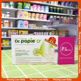 Gạc răng miệng Dr.Papie 30 chiếc 0M+