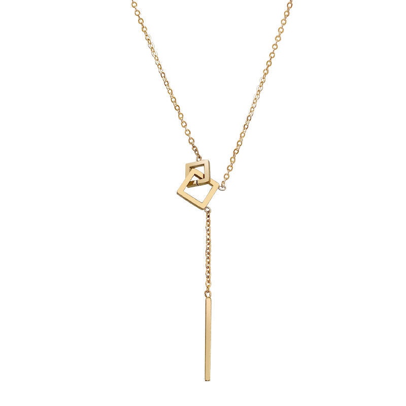 Dây Chuyền Thép Titan Phong Cách Hàn Quốc 2022 Sang Trọng Không Phai Màu