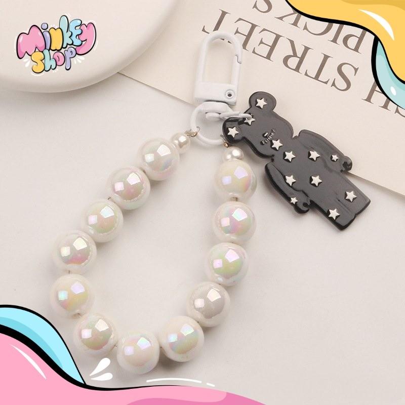 Móc Khoá Chuỗi Hạt Cao Cấp Dễ Thương Quà Tặng Ý Nghĩa Phụ Kiện Túi Xách Balo Oto Cặp Xách Đáng Yêu 02MKCH -Minkey