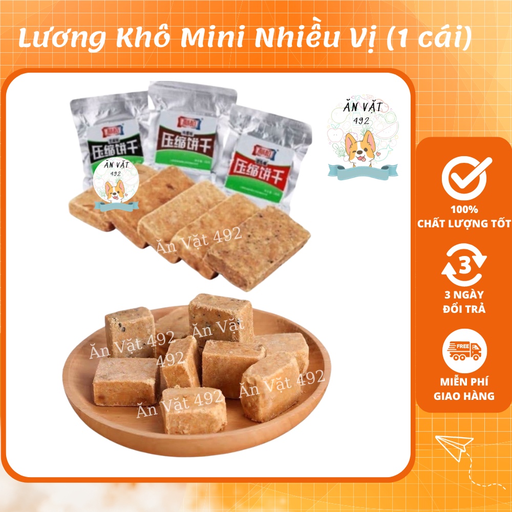 Lương Khô Mini Nhiều Vị 1 Cái - Ăn Vặt 492