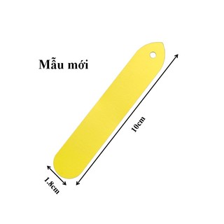 Thẻ ghi tên - Tag ghi tên cây trồng loại treo màu vàng hộp 100 cái