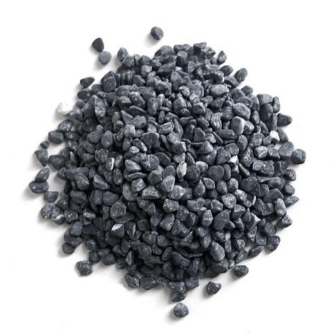 10 kg sỏi đen cỡ 0,5 - 1 cm mỗi viên, dùng trang trí rải sân vườn, chậu cây, lọc nước, bể cá
