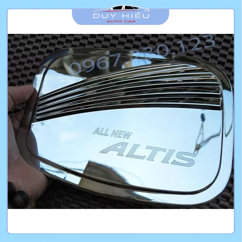 Ốp nắp xăng xe Corolla Altis 2014-2018 bảo vệ chống xước,trang trí new