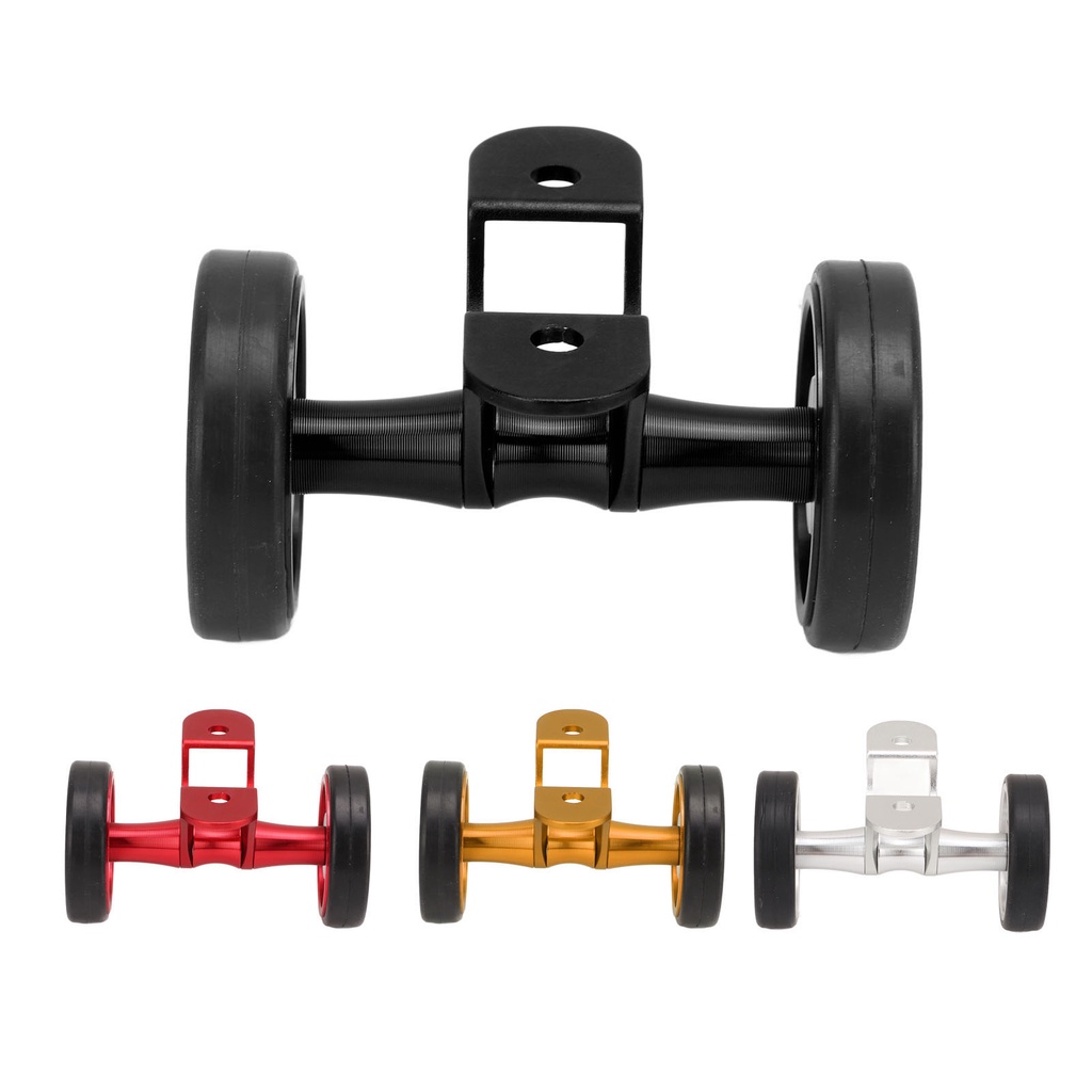 Có thể bán buôn Xe đạp Chắn bùn Easywheel Con lăn Bánh xe đôi cho gấp Brompton Dahon Vermont055 Hàng giao ngay