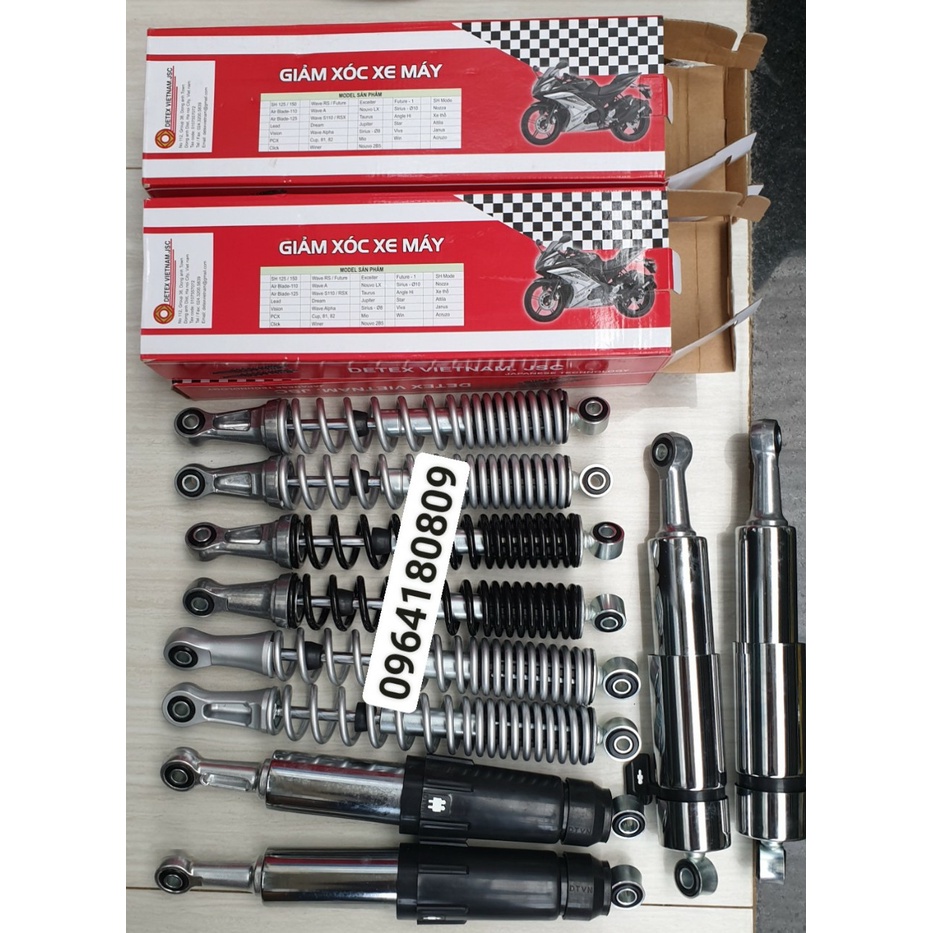 Bộ Giảm Sóc Sau Phuộc Nhún Sau Xe Máy HONDA  WAY @100 ,WAVE NHỎ  WAY  S100 ,WS110 RSX 110 ,DREM .FU1