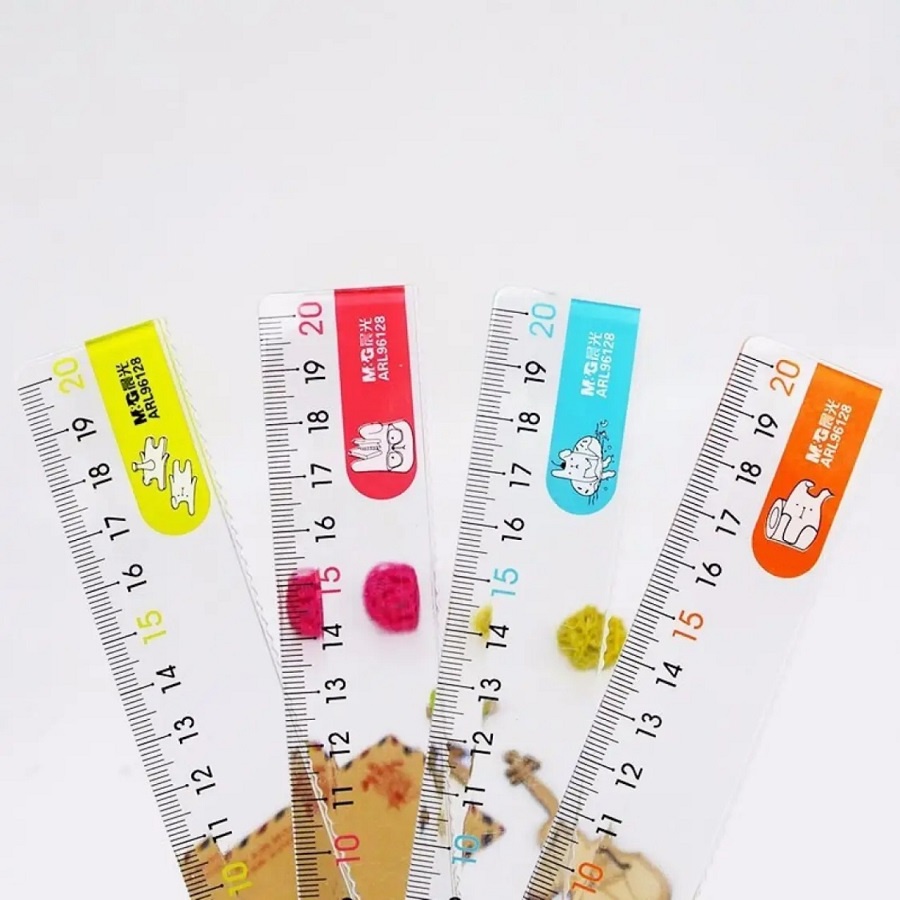 Thước kẻ 20cm M&amp;G ARL96128 Thước 96128 hình dễ thương cute