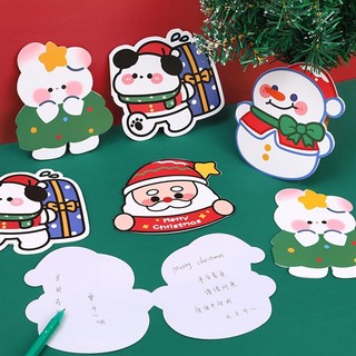 3 Thiệp Noel Merry Christmas 12.6*13.7Cm
