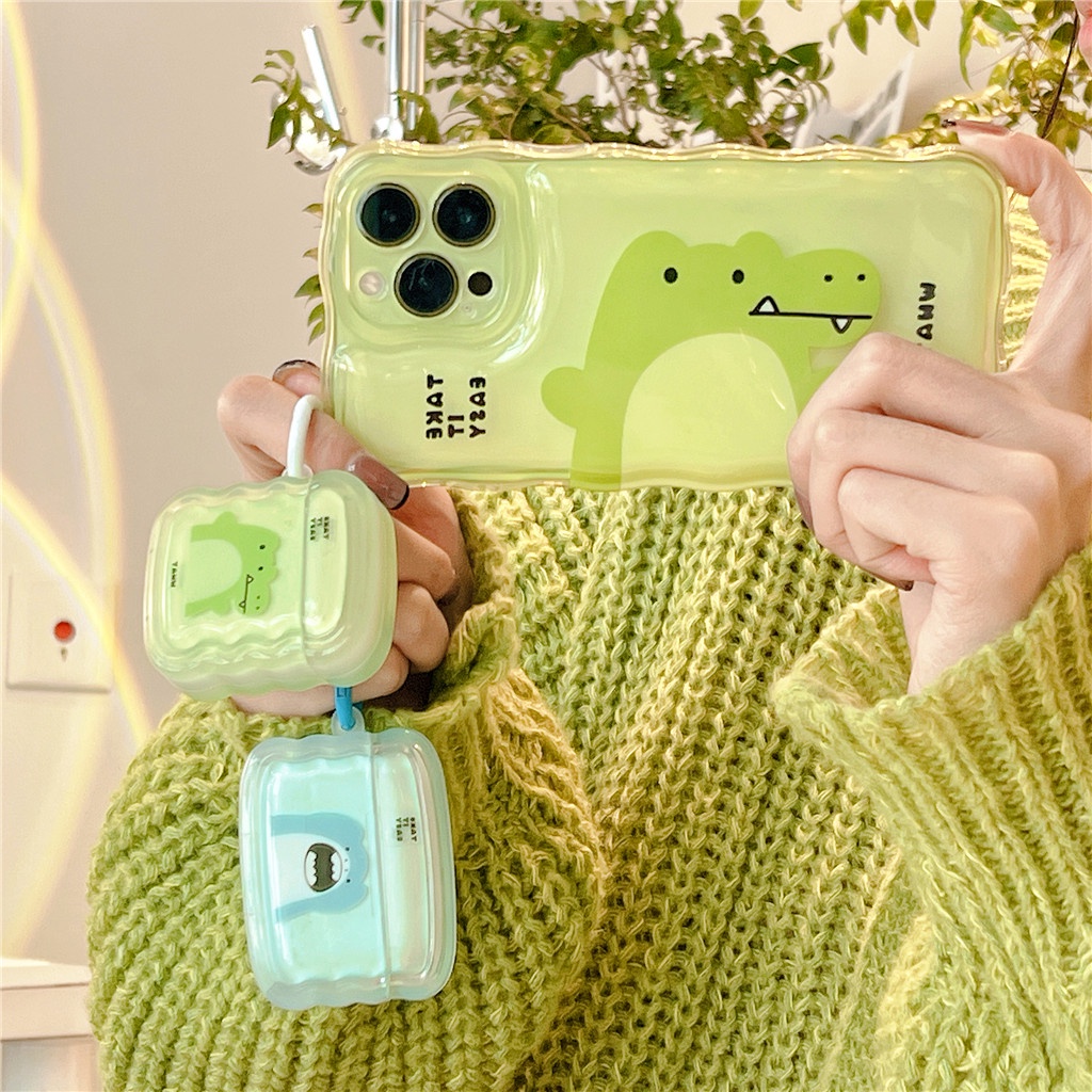 Ốp Hộp Đựng Tai Nghe Nhét Tai Silicon Hình Hoạt Hình Cho iphone AirPods Pro 2 AirPods 1 / 2 / 3