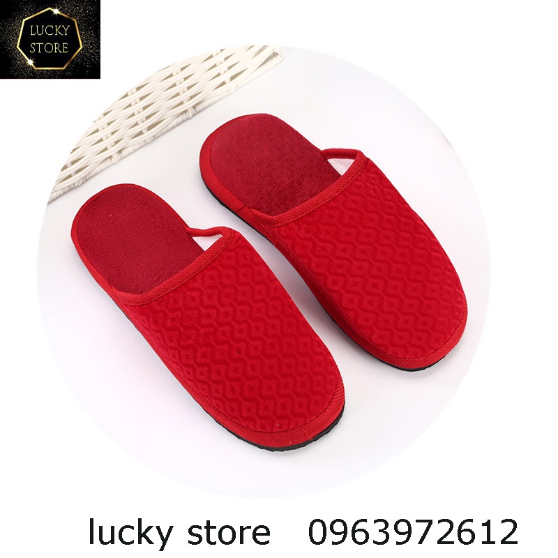 Dép Bông Nữ, Dép Bông Đi Trong Nhà Ấm Áp Đôi Chân Trong Mùa Đông