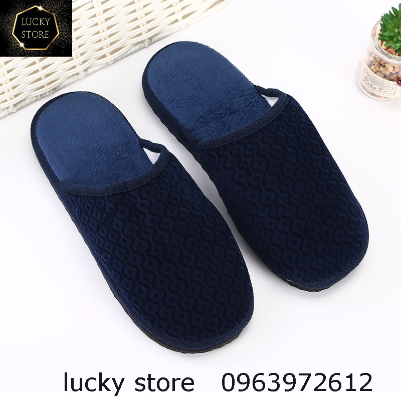 Dép Bông Nữ, Dép Bông Đi Trong Nhà Ấm Áp Đôi Chân Trong Mùa Đông
