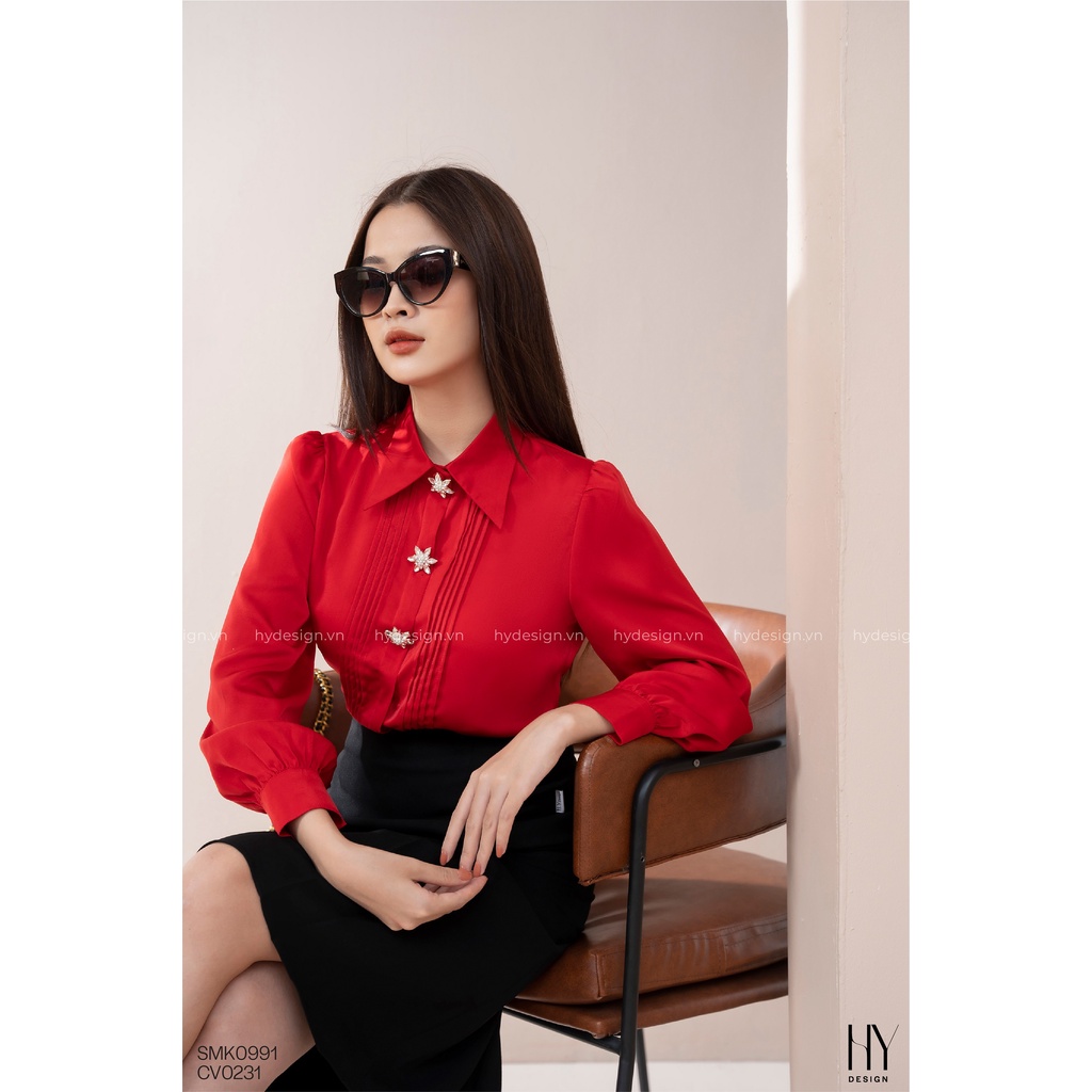 Áo sơ mi khuy đá cao cấp thiết kế sang trọng - SMK0991