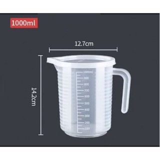 Ca đong nhựa chia vạch có nắp 1000ml