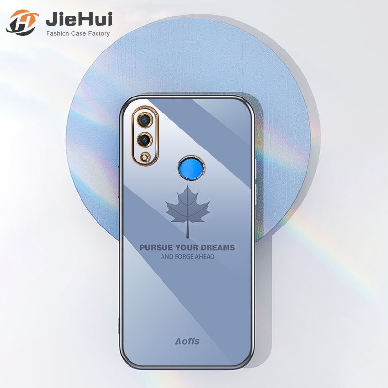 Ốp Điện Thoại TPU Mạ Điện Họa Tiết Lá Phong Cho OPPO A57 / A54 / A55 / A53 / A52 / A74 / A76 / A77 / A96 / A95 / A94 / A93 / A92 / A91