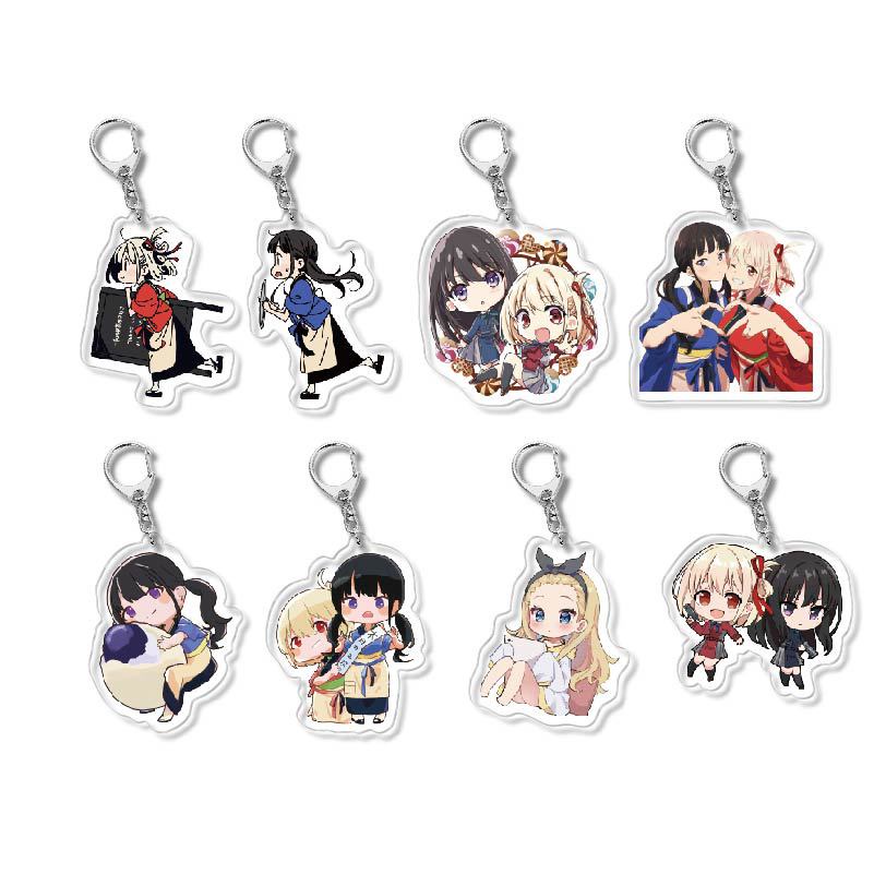 Móc Khóa Hình Lycoris Recoil Anime
