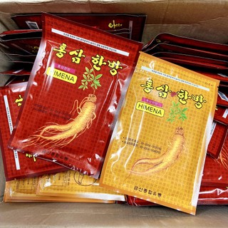 Cao dán hồng sâm hàn quốc himena/gold insam vàng/đỏ gói 20-25 miếng