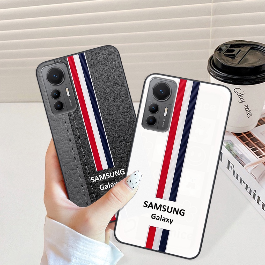 Ốp Xiaomi 12 lite in giả da phong cách thể thao, cá tính, thời trang