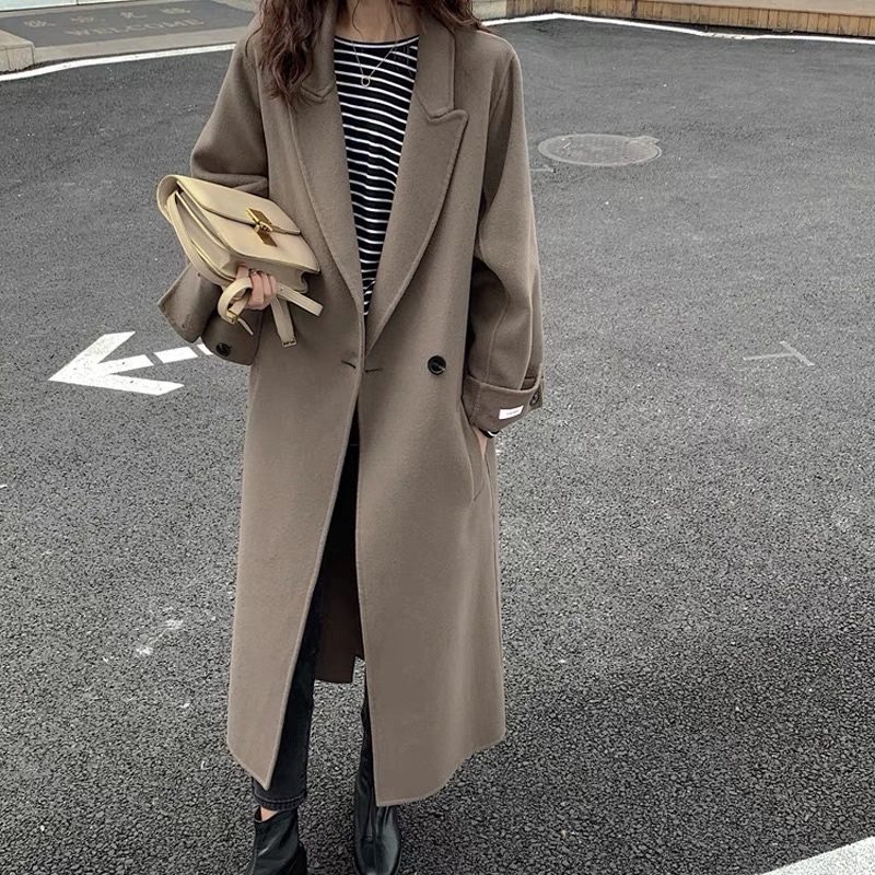 Áo dạ lông cừu handmade