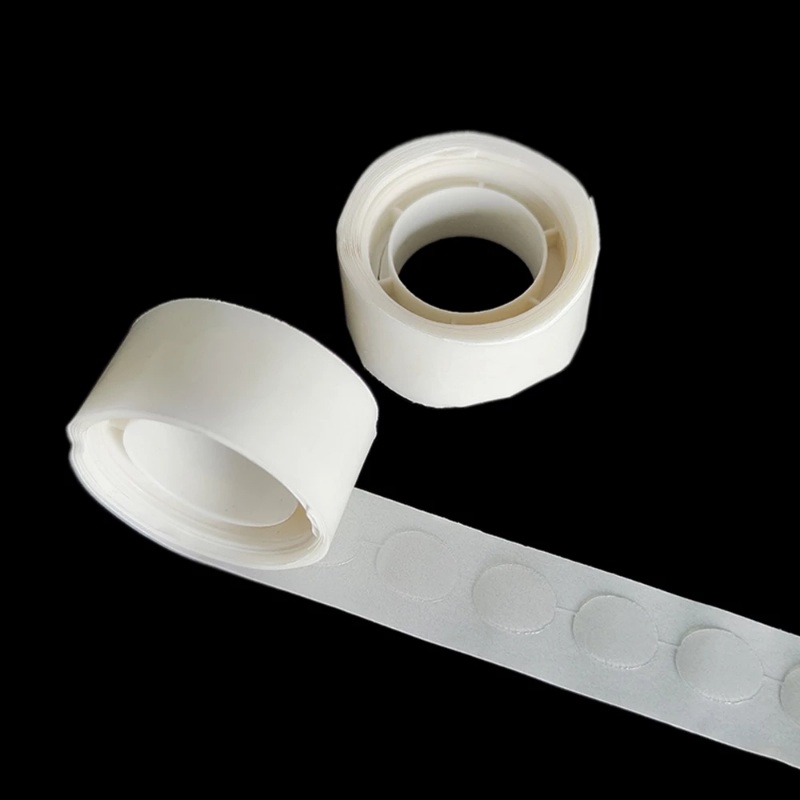 Băng Keo Dán Bong Bóng Trong Suốt Hai Mặt Họa Tiết Chấm Bi Có Thể Tháo Rời Dùng Trang Trí Diy
