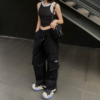Degrey Cargo Pants Black - DCPB