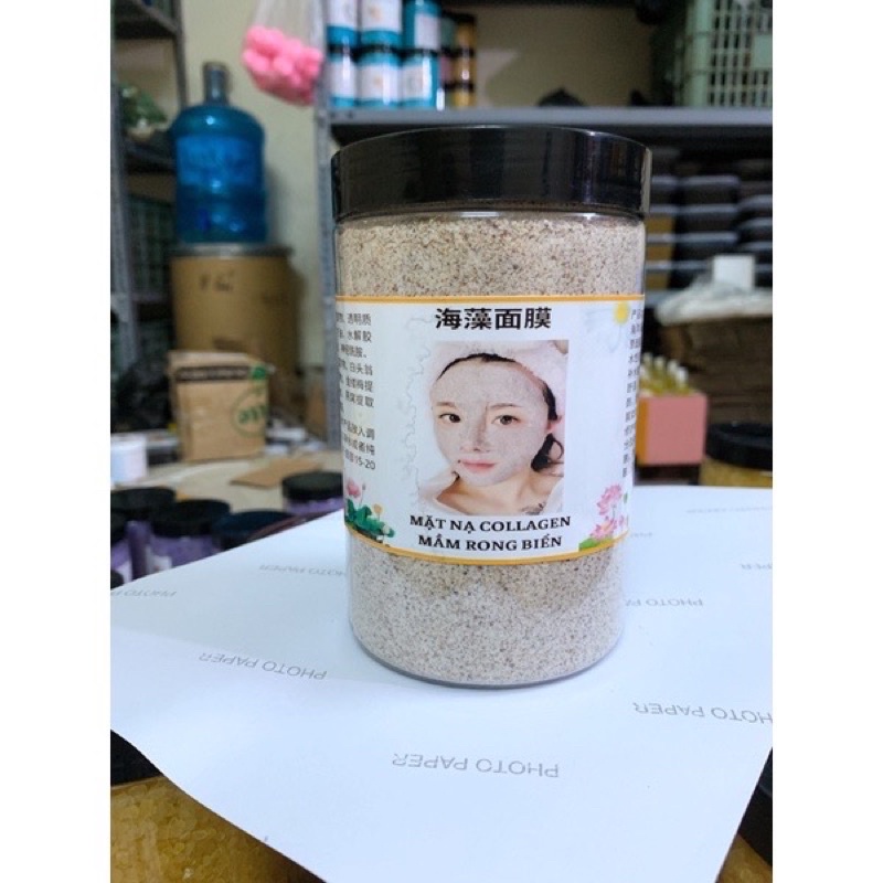 500g Mặt nạ collagen mầm rong biển dưỡng trắng da hót hít giá tại xưởng