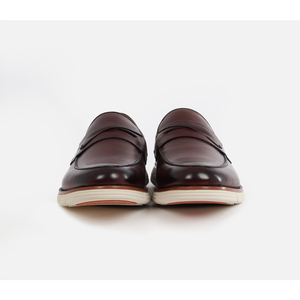 Giày Sneaker Boulevard Leather Da bò mộc cao cấp được làm thủ công Patina đế phylon siêu nhẹ dáng chuẩn ôm chân da bò