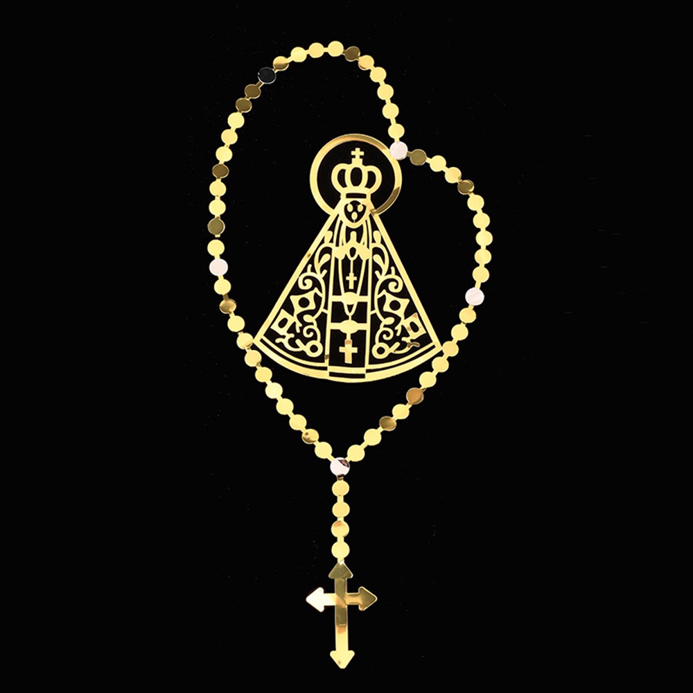 Đức Mẹ Đồng Trinh Mary Jesus, quý cô của Guadalupe St. Miếng Dán Kim Loại Màu Vàng Hình Michael the Archangel