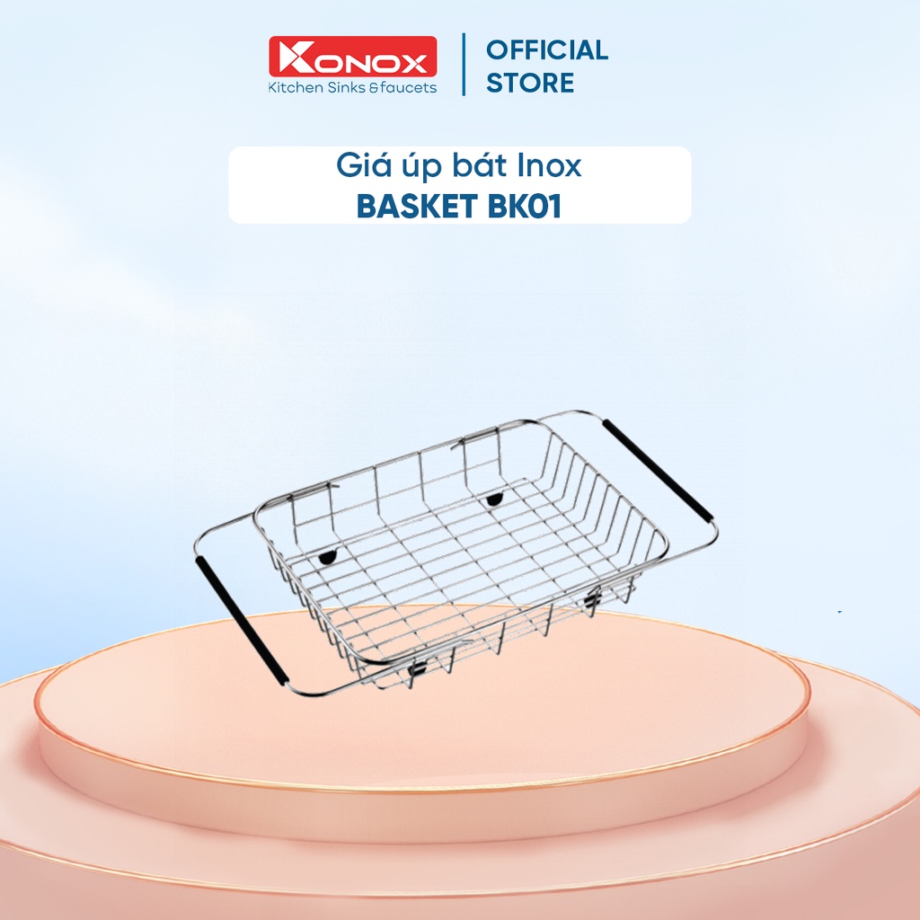 Giá úp bát inox KONOX - Basket BK01