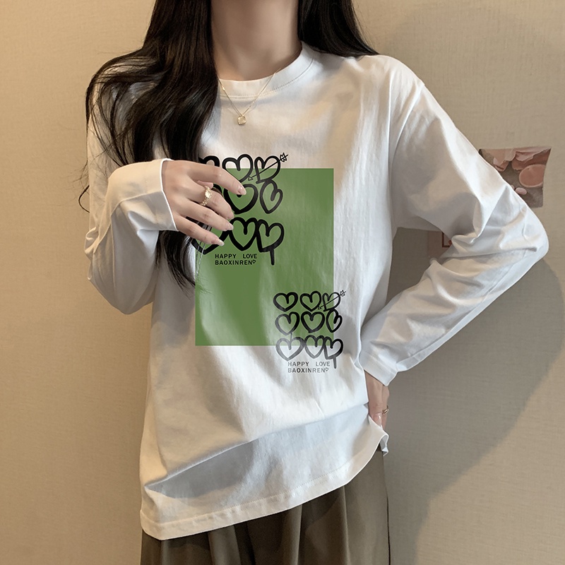 NRVP Áo Thun Nữ Dài Tay Thời Trang Hàn Quốc 2023