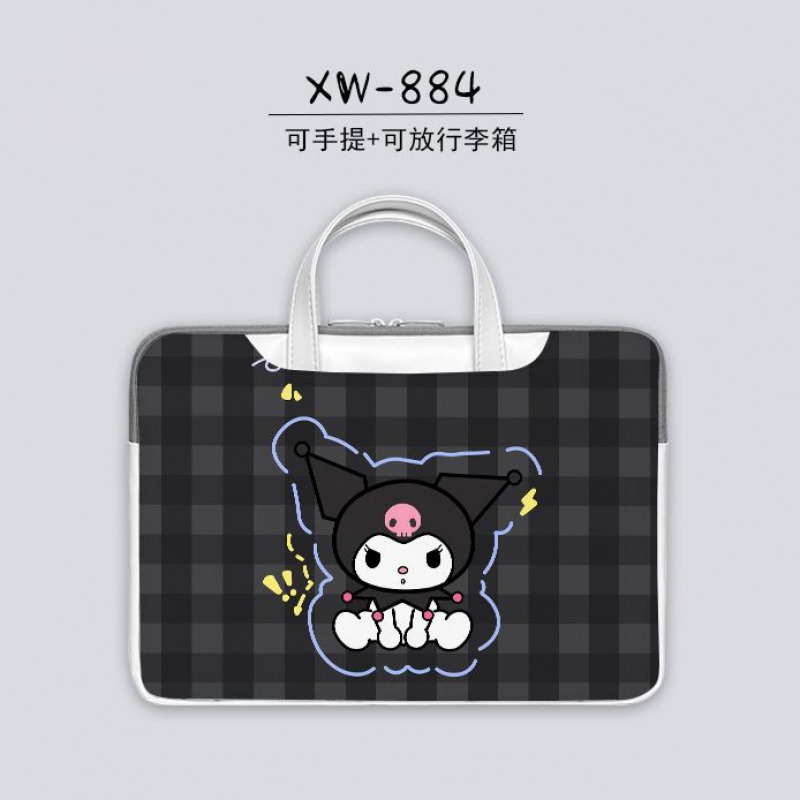 Túi Đựng Bảo Vệ Laptop Notebook 17-inch Họa Tiết Kuromi Hoạt Hình Dễ Thương