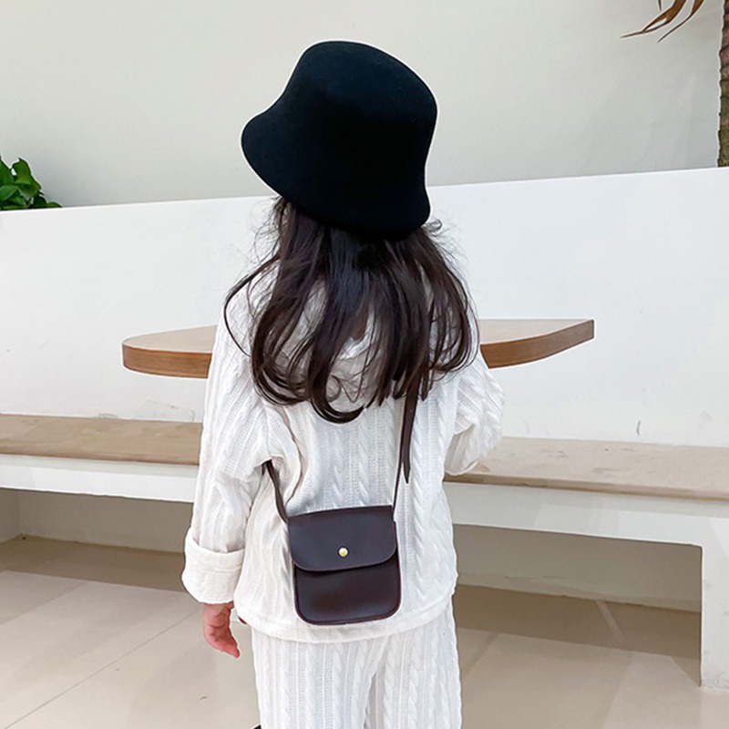 Túi Đeo Chéo Thời Trang Hàn Quốc Phong Cách Retro Cho Bé