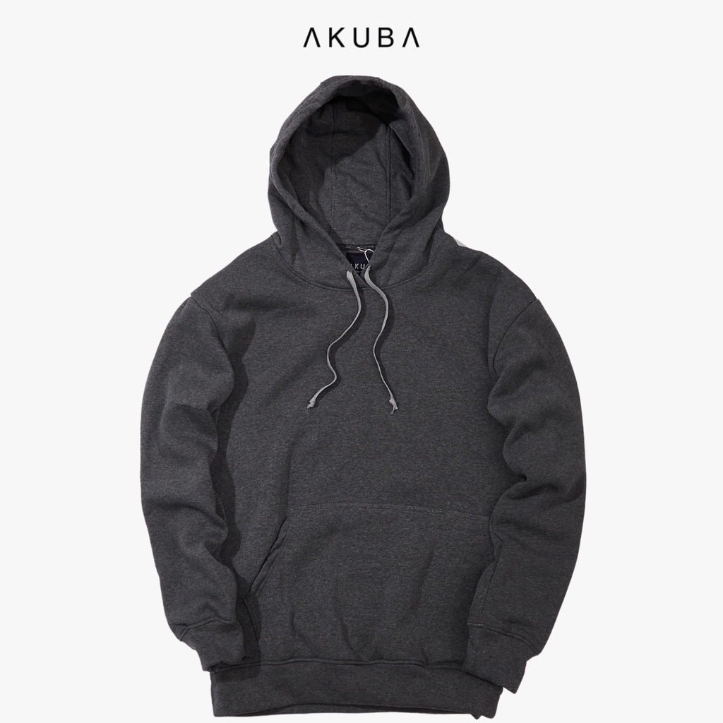 Áo khoác hoodie thể thao cao cấp xuất khẩu freesize AKUBA nam nữ unisex dày dặn co giãn bền màu không co rút 01j0073