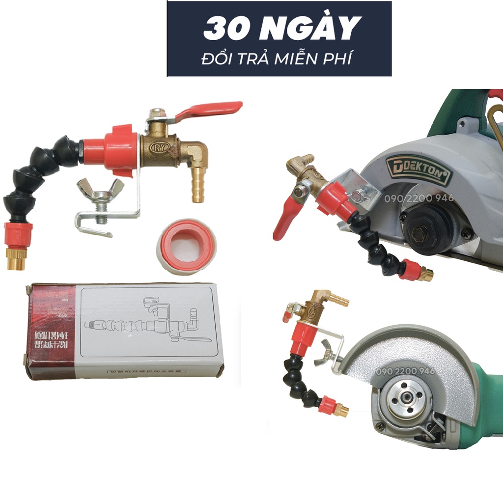 Bộ chế nước máy cắt | vòi cấp nước cho máy cắt | van cấp nước cho máy cắt đá | bép nước đa năng điều chỉnh các hướng