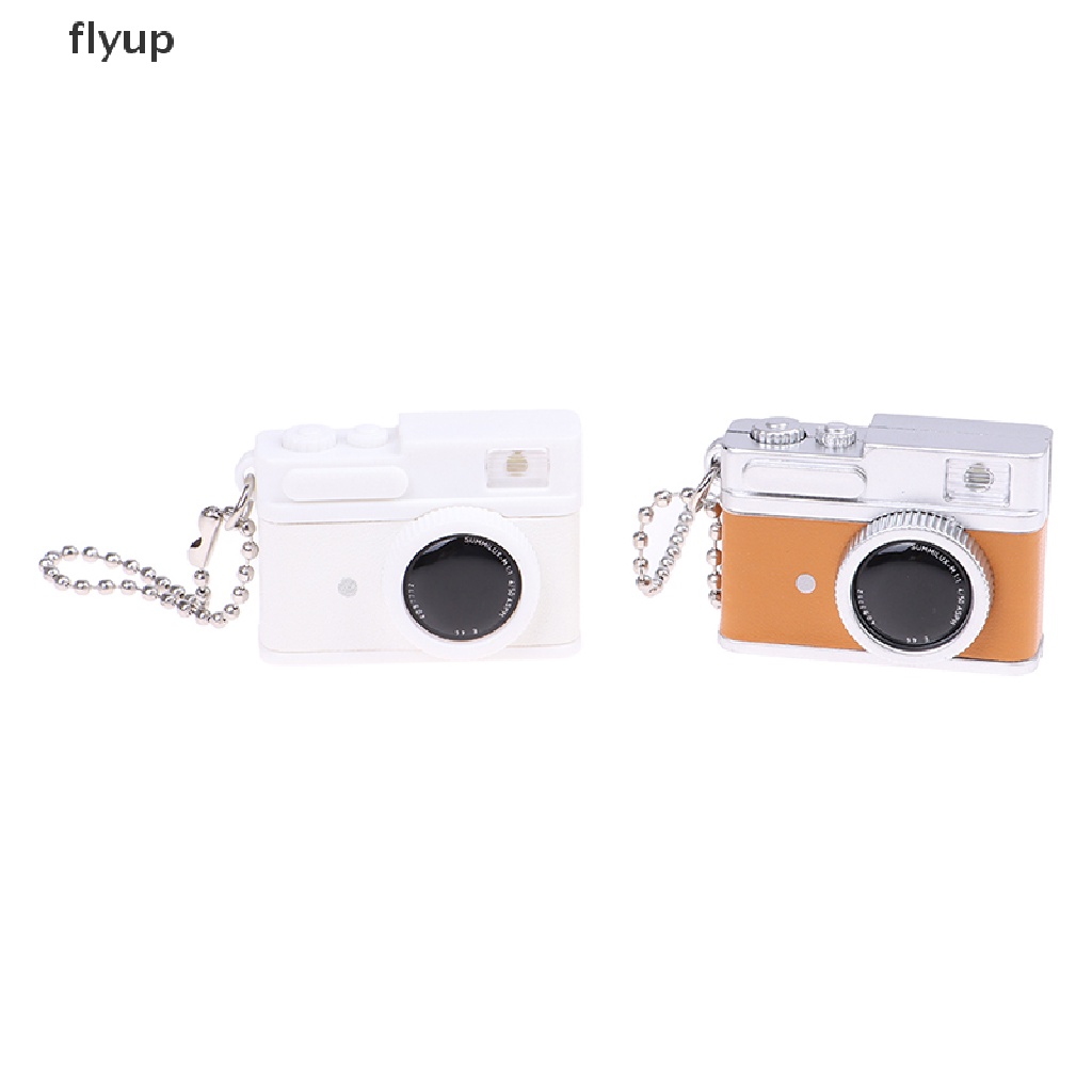 Mô Hình Máy Ảnh Bằng Da Phong Cách Vintage Tỉ Lệ 1: 12 Trang Trí Nhà Búp Bê