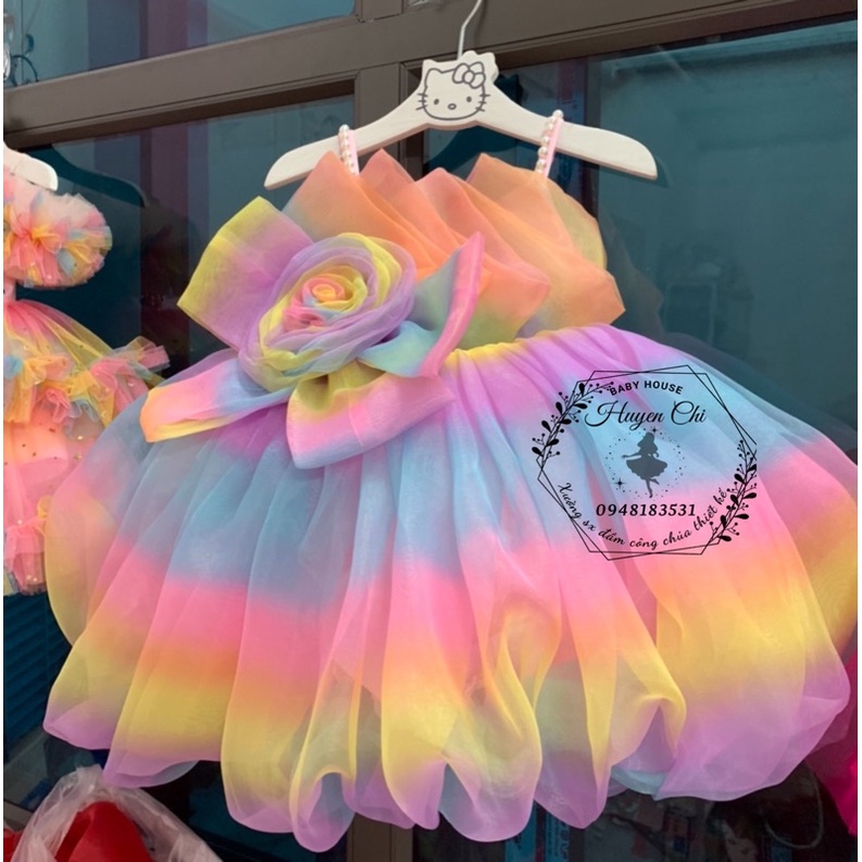 YẾM VOAN CẦU VỒNG 💕💕💕 tặng kèm cài tóc 👑