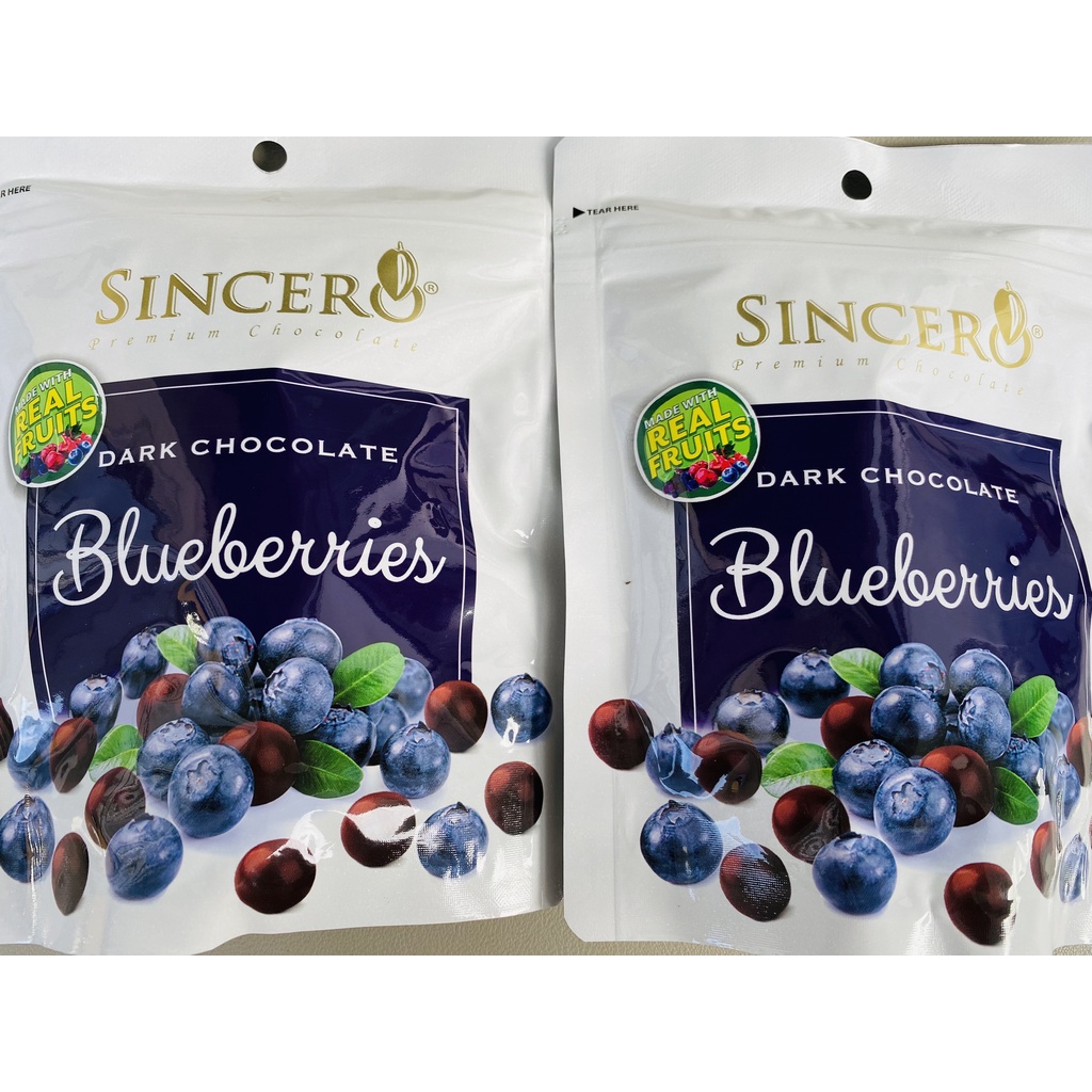 Sô-cô-la Sincero Blueberries - Việt quất thơm ngon