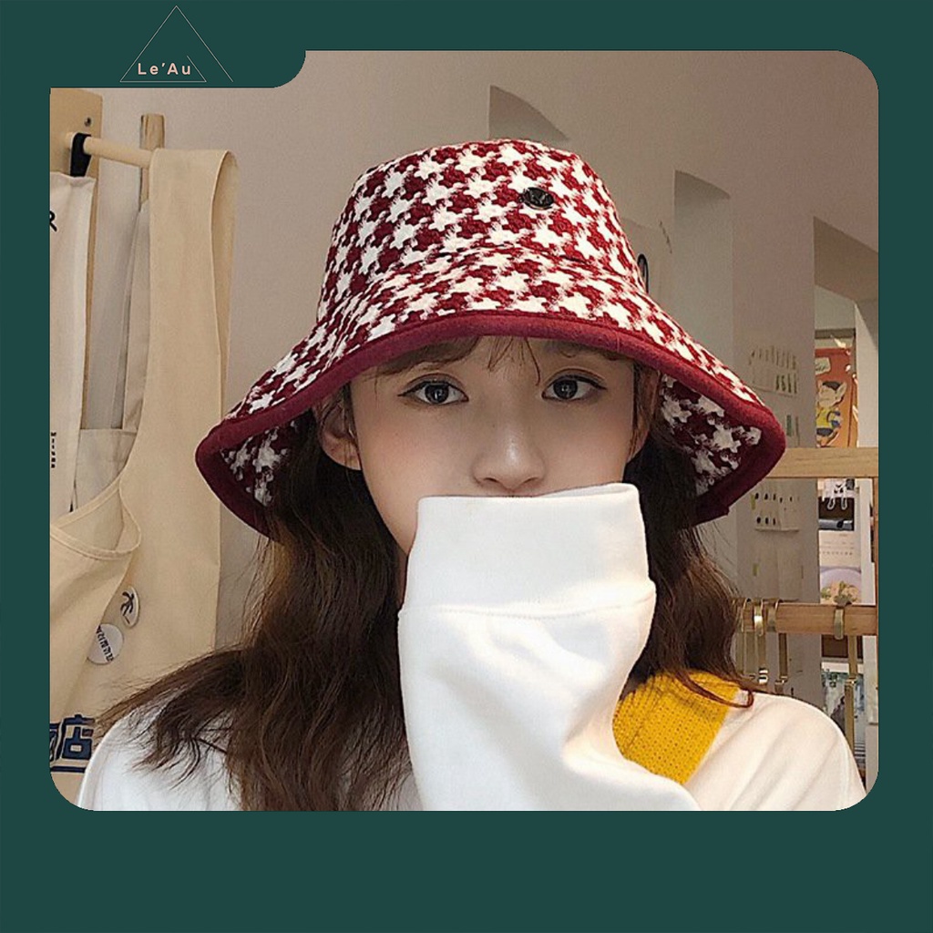 Mũ Bucket Nữ Nón Tai Bèo Mũ Vành Họa Tiết _Quin M02