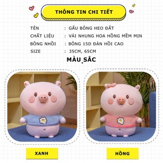 Gấu bông heo đất siêu dễ thương