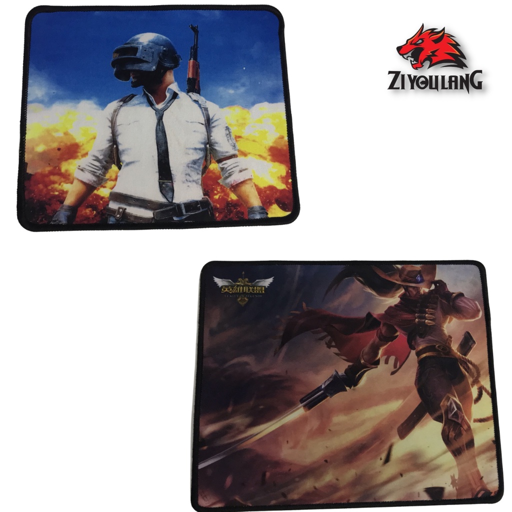 Lót Chuột Gaming ZiyouLang Size 25x21cm, Nhiều Mẫu Đa Dạng Cực Đẹp, Giao Hàng Ngẫu Nhiên, May Viền Chắc Chắn