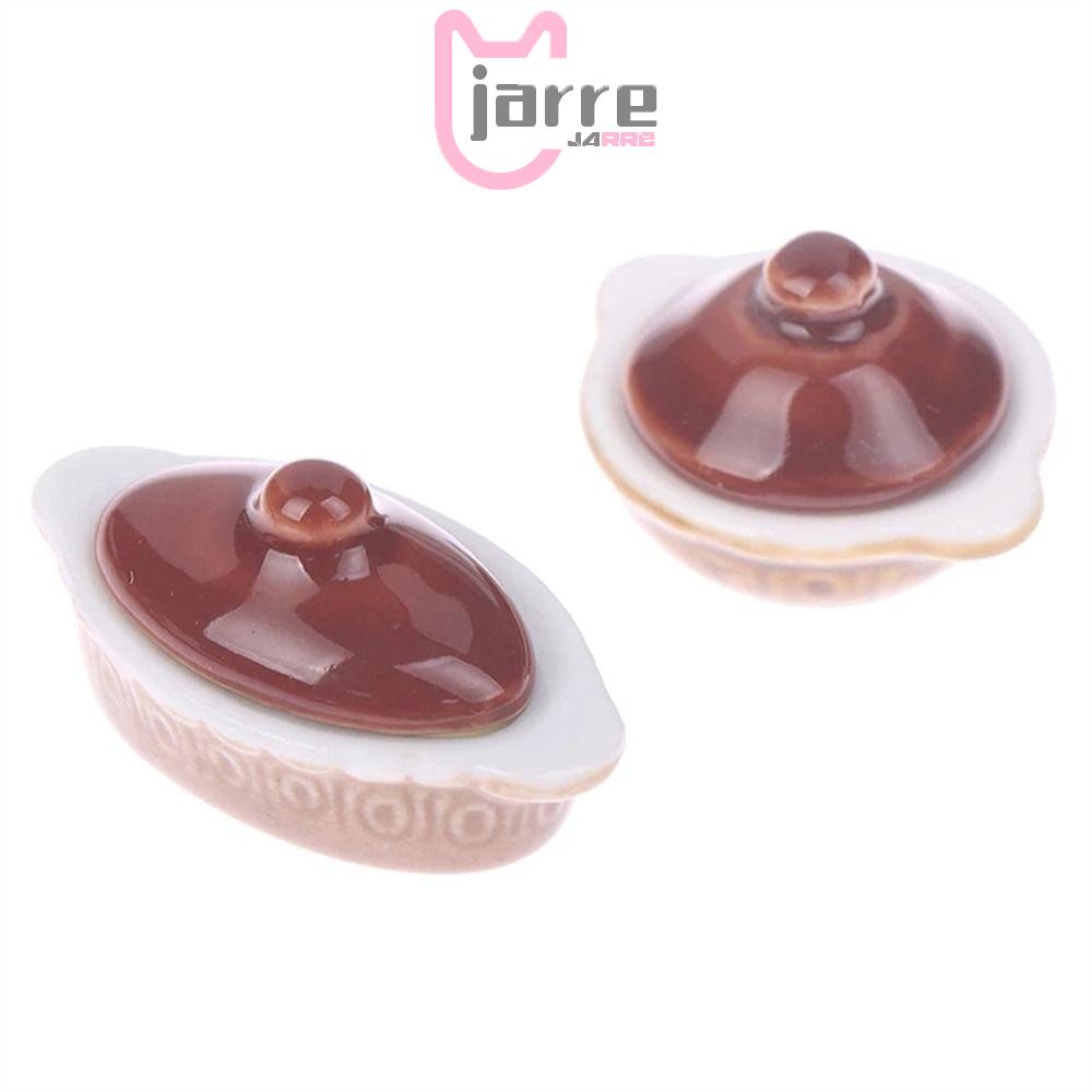 Bộ Đồ Chơi Giả Nấu Ăn Bằng Gốm Sứ Dành Cho Nhà Búp Bê