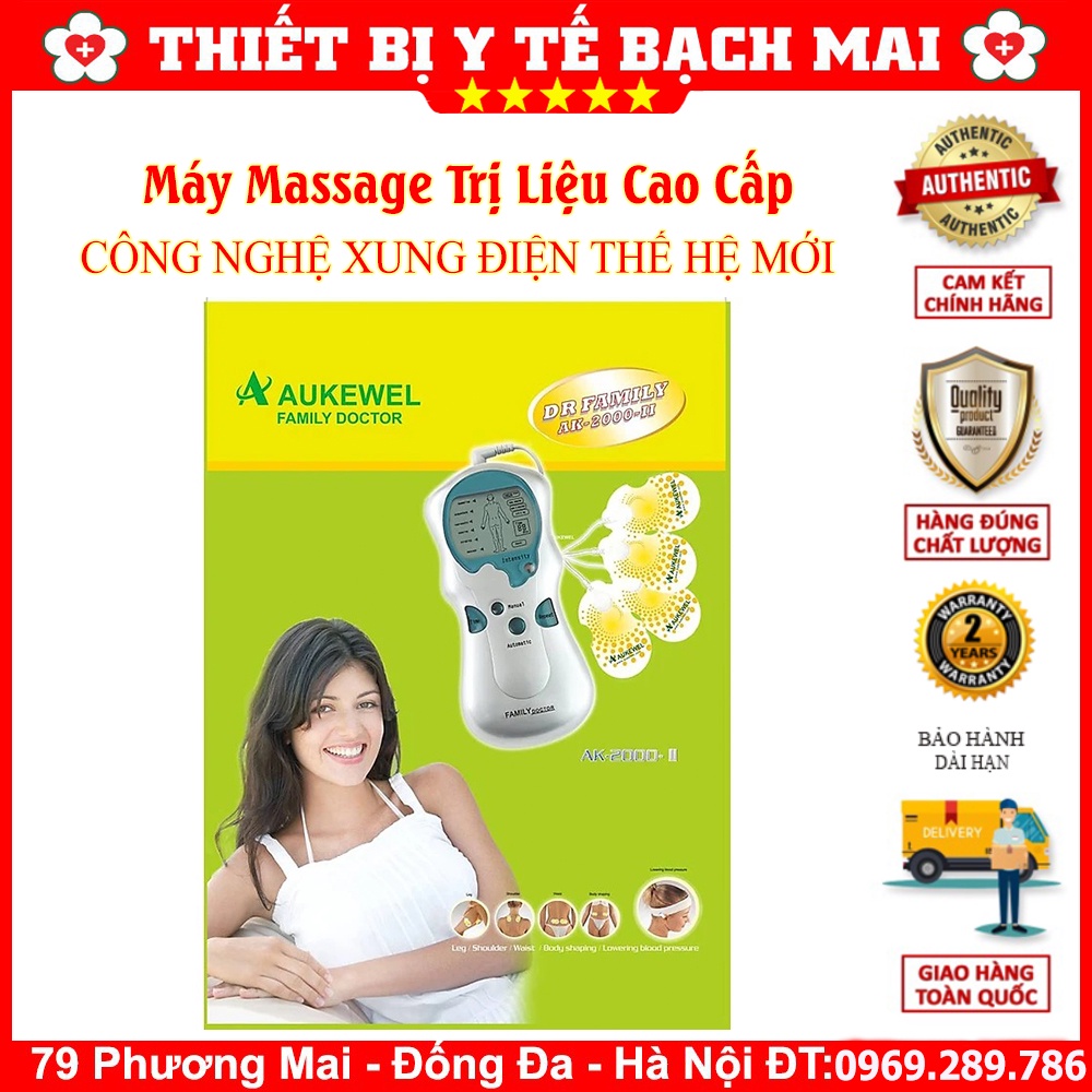 Máy massage trị liệu bằng xung điện aukewel ak-2000-ii hàng chính hãng - - ảnh sản phẩm 4