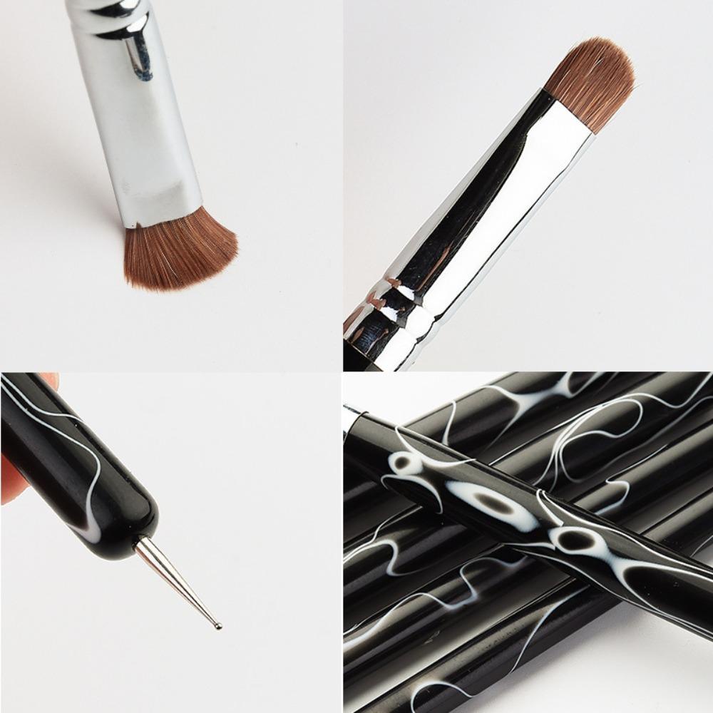 Eutus Cọ Vẽ Móng Tay Gel UV Acrylic Chấm Bi