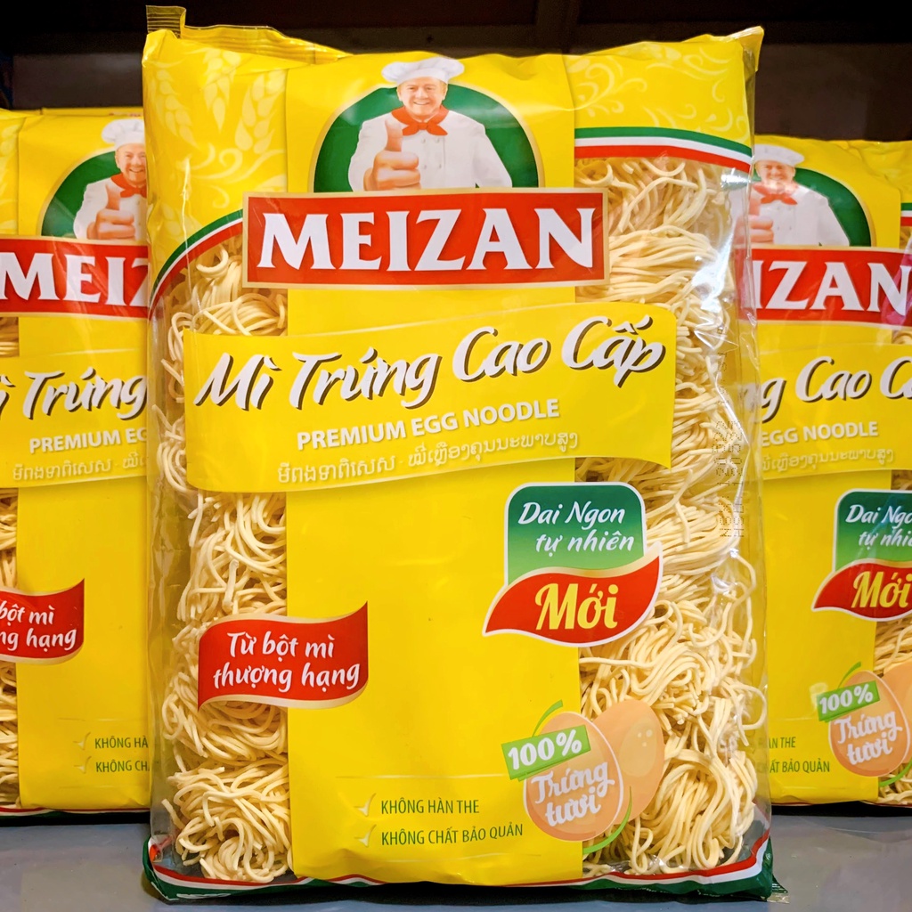 Mì Trứng Cao Cấp Meizan Gói 500g