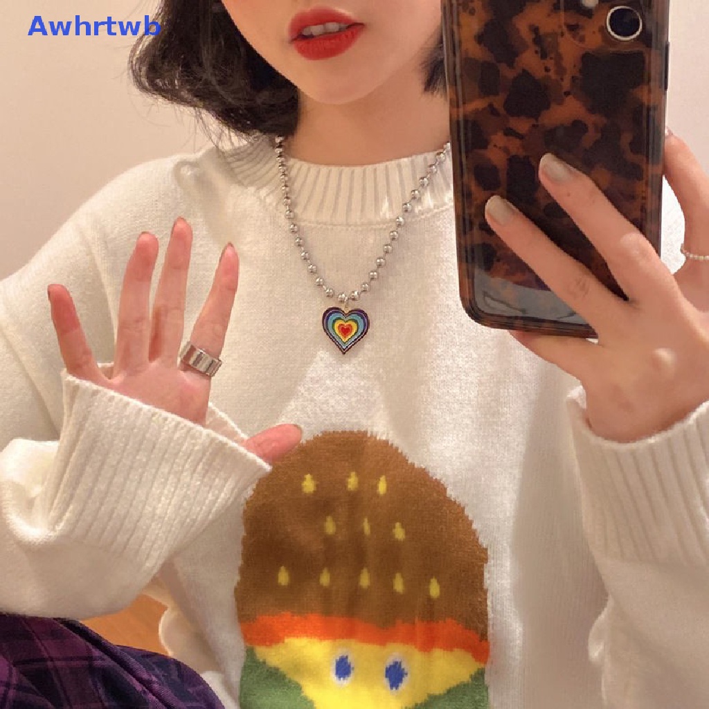 Vòng cổ Choker Mặt Hình Trái Tim Phong Cách Hip Hop Thời Trang Cho Nam Và Nữ Mới